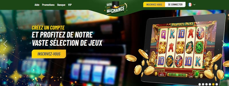 créer un compte ma chance casino